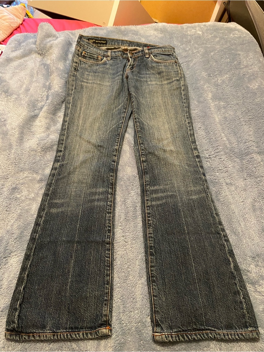 Citizens Of Humanity Faded Blue Flare Jeans